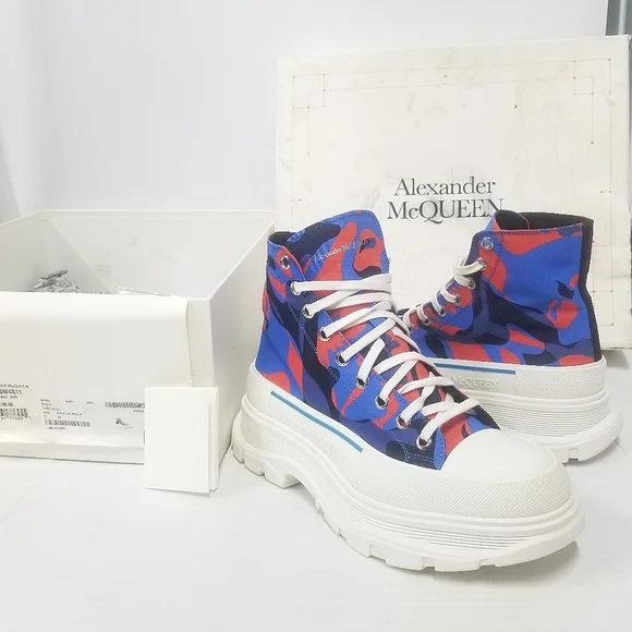 alexander mcqueen tread slick high top sneakers size 42 alexander mcqueen tread slick high top sneakers size 42 | eBay main image 3